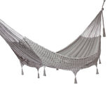 Darrahopens Home & Garden > Hammocks Mayan Legacy King Size Deluxe Outdoor Cotton Mexican Hammock in Dream Sands