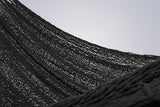 Darrahopens Home & Garden > Hammocks Mayan Legacy King Size Outdoor Cotton Mexican Hammock in Black Colour