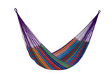 darrahopens Home & Garden > Hammocks Mayan Legacy King Size Outdoor Cotton Mexican Hammock in Colorina Colour