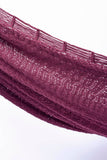 Darrahopens Home & Garden > Hammocks Mayan Legacy King Size Outdoor Cotton Mexican Hammock in Maroon Colour