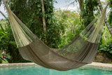 darrahopens Home & Garden > Hammocks Mayan Legacy Queen Size Outdoor Cotton Mexican Hammock in Dream Sands Colour