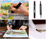 Darrahopens Home & Garden > Hobbies 168 Colours Graffiti Pen Permanent Marker Pens Set for Adults and Children