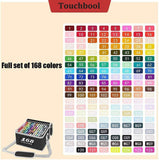 Darrahopens Home & Garden > Hobbies 168 Colours Graffiti Pen Permanent Marker Pens Set for Adults and Children