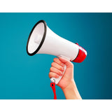 darrahopens Home & Garden > Hobbies Audio Megaphone 25Watt Bull Horn with Siren