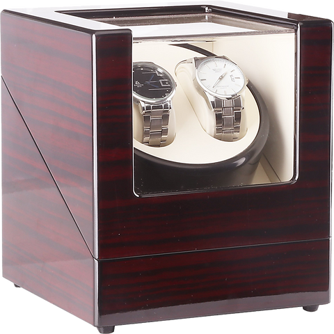 darrahopens Home & Garden > Hobbies Automatic Dual Watch Winder Wood Display Box Case Motor Rotation Storage