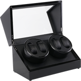 darrahopens Home & Garden > Hobbies Automatic Quad Watch Winder Wood Display Box Case Motor Rotation Storage