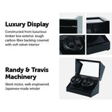 darrahopens Home & Garden > Hobbies Automatic Quad Watch Winder Wood Display Box Case Motor Rotation Storage