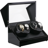 darrahopens Home & Garden > Hobbies Automatic Quad Watch Winder Wood Display Box Case Motor Rotation Storage
