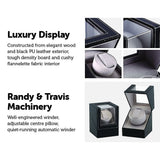 darrahopens Home & Garden > Hobbies Automatic Watch Winder Display Box Case Motor Rotation Storage PU Leather