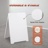 Darrahopens Home & Garden > Hobbies Double Side Sidewalk A-frame Sign Sandwich Board holds Graphic Plastic Panels