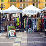 Darrahopens Home & Garden > Hobbies Double Side Sidewalk A-frame Sign Sandwich Board holds Graphic Plastic Panels