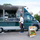 Darrahopens Home & Garden > Hobbies Double Side Sidewalk A-frame Sign Sandwich Board holds Graphic Plastic Panels