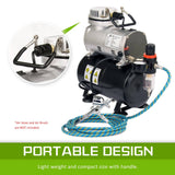 darrahopens Home & Garden > Hobbies Dynamic Power Air Brush Compressor for Air Brush Spray 1/6HP 3L