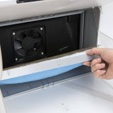 darrahopens Home & Garden > Hobbies Dynamic Power Air Brush Spray Booth Portable Exhaust Fan with LED