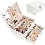 darrahopens Home & Garden > Hobbies Jewellery Storage Box Girls Rings Necklaces Display Organiser Storage Case