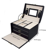 darrahopens Home & Garden > Hobbies Jewellery Storage Box Girls Rings Necklaces Display Organiser Storage Case