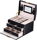 darrahopens Home & Garden > Hobbies Jewellery Storage Box Girls Rings Necklaces Display Organiser Storage Case