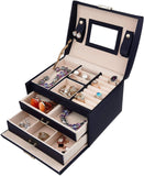 darrahopens Home & Garden > Hobbies Jewellery Storage Box Girls Rings Necklaces Display Organiser Storage Case