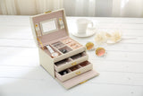 darrahopens Home & Garden > Hobbies Jewellery Storage Box Girls Rings Necklaces Display Organiser Storage Case