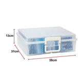 darrahopens Home & Garden > Hobbies Jumbo Photo Storage Box 1600 4x6 Picture Album Organizer Container Craft Case