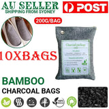 Darrahopens Home & Garden > Home & Garden Others 10PCS Air Purifying Bags Activated Bamboo Charcoal Freshener for Car Home Shoes 200g