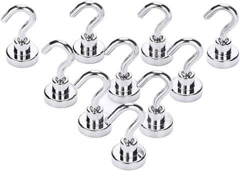 darrahopens Home & Garden > Home & Garden Others 10x Strong Rare Earth N38 Neodymium Magnetic Hanger Holder 10kg Magnet Hooks