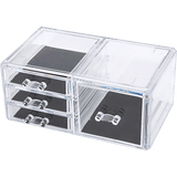 darrahopens Home & Garden > Home & Garden Others 11 Drawers Clear Acrylic Tower Organiser Cosmetic jewellery Luxury Storage Cabinet
