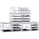 darrahopens Home & Garden > Home & Garden Others 11 Drawers Clear Acrylic Tower Organiser Cosmetic jewellery Luxury Storage Cabinet