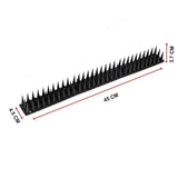 darrahopens Home & Garden > Home & Garden Others 12pc Bird Spikes Human Cat Possum Mouse Pest Control Spiked Fence Wall Deterrent