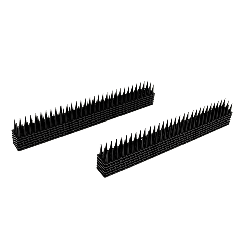 darrahopens Home & Garden > Home & Garden Others 12pc Bird Spikes Human Cat Possum Mouse Pest Control Spiked Fence Wall Deterrent