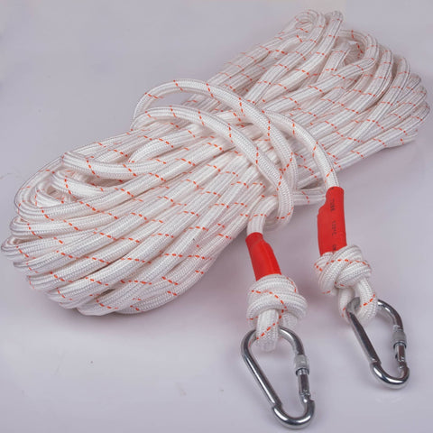 Darrahopens Home & Garden > Home & Garden Others 16mm 30m Safety Climbing Rope Nylon Rock Static Outdoor Boat Anchor Marine Rope Dock Lines Rope