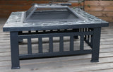 darrahopens Home & Garden > Home & Garden Others 18" Square Metal Fire Pit Outdoor Heater