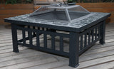 darrahopens Home & Garden > Home & Garden Others 18" Square Metal Fire Pit Outdoor Heater