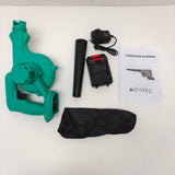 Darrahopens Home & Garden > Home & Garden Others 2-in-1 Cordless Electric Leaf Blower w/ 1 Battery Dust Remove Vacuum Cleaner Home Car
