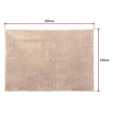darrahopens Home & Garden > Home & Garden Others 200x140cm Floor Rugs Large Shaggy Rug Area Carpet Bedroom Living Room Mat - Beige