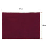 darrahopens Home & Garden > Home & Garden Others 200x140cm Floor Rugs Large Shaggy Rug Area Carpet Bedroom Living Room Mat - Burgundy