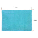 darrahopens Home & Garden > Home & Garden Others 200x140cm Floor Rugs Large Shaggy Rug Area Carpet Bedroom Living Room Mat - Turquoise