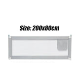 Darrahopens Home & Garden > Home & Garden Others 200x80cm Bed Rails Safety Folding Baby Playpen Adjustable Kids Toddler Guard