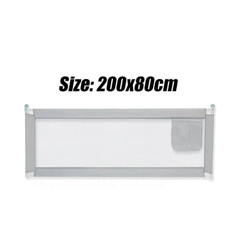 Darrahopens Home & Garden > Home & Garden Others 200x80cm Bed Rails Safety Folding Baby Playpen Adjustable Kids Toddler Guard