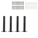 darrahopens Home & Garden > Home & Garden Others 20cm Floating Shelf Brackets Industrial Metal Shelving Supports 4-Pack