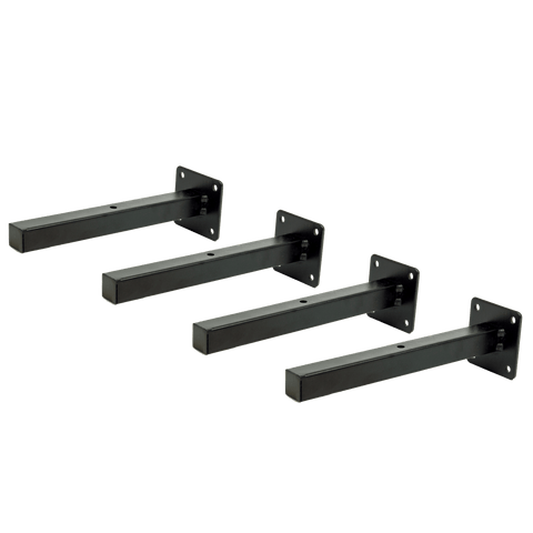 darrahopens Home & Garden > Home & Garden Others 20cm Floating Shelf Brackets Industrial Metal Shelving Supports 4-Pack