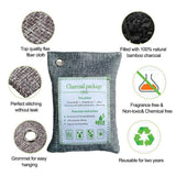 Darrahopens Home & Garden > Home & Garden Others 20PCS Air Purifying Bags Activated Bamboo Charcoal Freshener for Car Home Shoes 200g