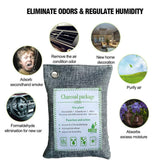 Darrahopens Home & Garden > Home & Garden Others 20PCS Air Purifying Bags Activated Bamboo Charcoal Freshener for Car Home Shoes 200g