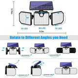Darrahopens Home & Garden > Home & Garden Others 230 LED Solar Lights Outdoor 260LM Waterproof Motion Sensor Security Wall Lamp
