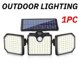 Darrahopens Home & Garden > Home & Garden Others 230 LED Solar Lights Outdoor 260LM Waterproof Motion Sensor Security Wall Lamp