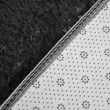darrahopens Home & Garden > Home & Garden Others 230x200cm Floor Rugs Large Shaggy Rug Area Carpet Bedroom Living Room Mat - Black