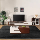 darrahopens Home & Garden > Home & Garden Others 230x200cm Floor Rugs Large Shaggy Rug Area Carpet Bedroom Living Room Mat - Black