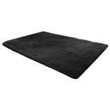 darrahopens Home & Garden > Home & Garden Others 230x200cm Floor Rugs Large Shaggy Rug Area Carpet Bedroom Living Room Mat - Black