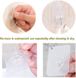 Darrahopens Home & Garden > Home & Garden Others 24 Packs Heavy Duty Adhesive Hooks Kitchen Wall Hooks