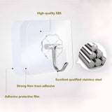 Darrahopens Home & Garden > Home & Garden Others 24 Packs Heavy Duty Adhesive Hooks Kitchen Wall Hooks